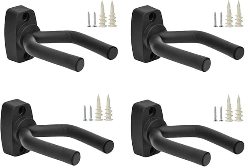 4-PACK Guitar Hangers Stands Hooks Holders Wall Mount image 1
