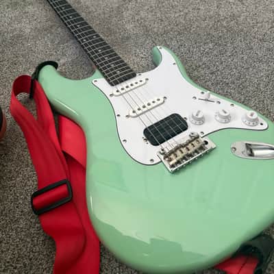 Tagima T-635 Classic Series - Upgraded Bill Lawrence L500 Humbucker (Original Parts Included + Gig Bag & Strap) - Surf Green image 9