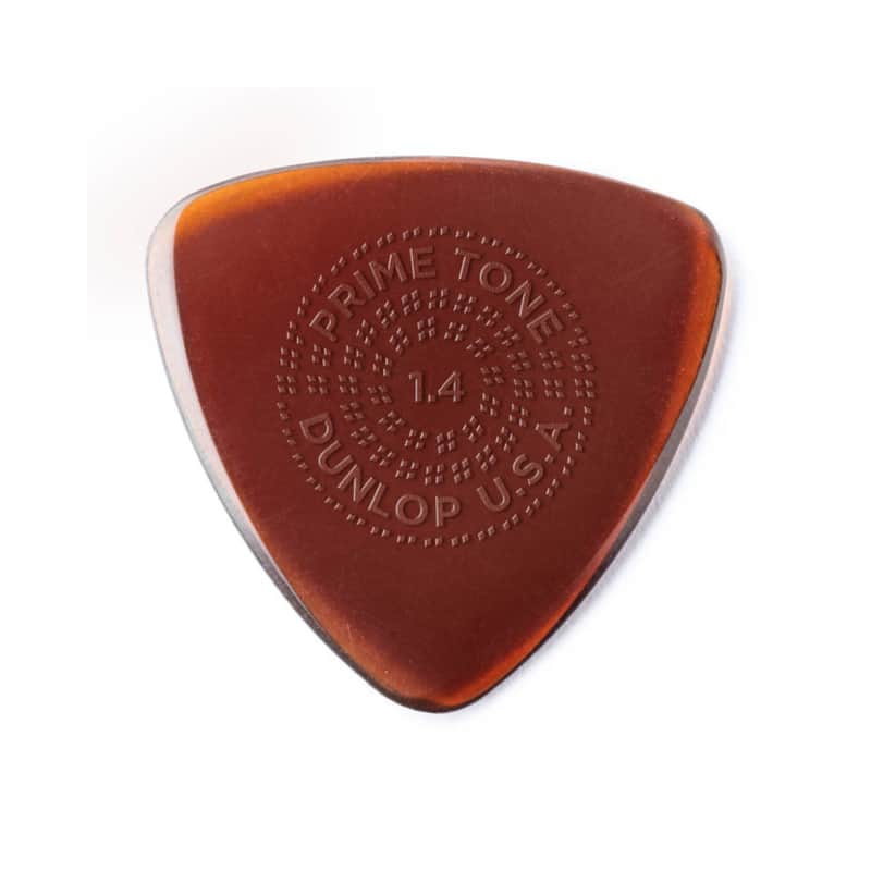 Dunlop Primetone Small Triangle Grip Pick 1.4mm 3-Pack image 1