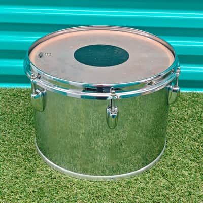 ⚡Vintage Slingerland 13"X9" Concert Tom Drum Chrome Over Wood ReRings⚡ image 3