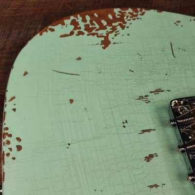 MyDream Partcaster Custom Built - Water Green Semi Relic Dreamsongs image 8