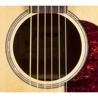 Jasmine JD37CE-NAT Dreadnought Venetian Style Cutaway Solid Spruce Top 6-String Acoustic-Electric Guitar image 5