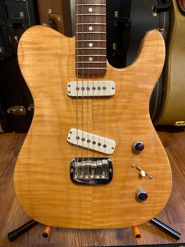 G&L USA ASAT Special Deluxe Natural Flamed Maple image 1
