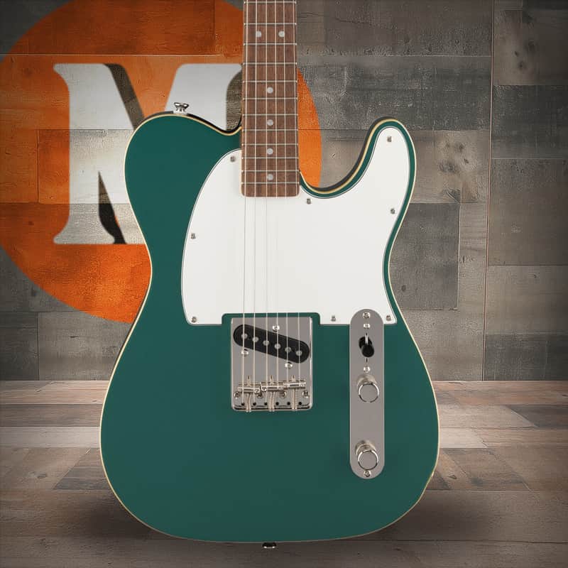 Squier Classic Vibe Custom Esquire - Laurel Fingerboard - Parchment Pickguard - Sherwood Green image 1