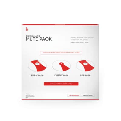 Evans Sound Off Mute Pack Rock 10,12,14,16 - Accessory for Drums image 3