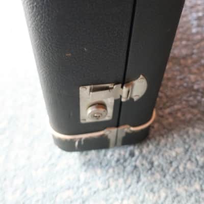 Vintage 1970s 80s Fender G & L Precision Bass Jazz P Telecaster Bass NO LOGO Case Fits 47 X 14 X 4 THICK Body Width Fits Many Models Brown Fuzzy Lining Rare Well Made image 12