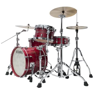 Tama Star Maple TM38S1455-RRCM Shell Set 18" Raspberry Curly Maple image 2