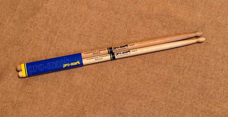 Pro-Mark American Hickory Rock 747 Drum Sticks New Old Stock image 1