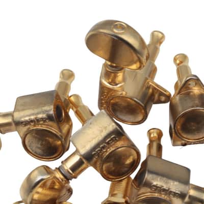 Grover Rotomatic Gold aged Tuners 3/3 fits Gibson image 4
