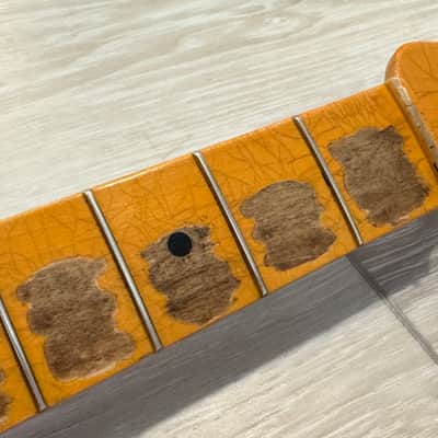 Fender Heavy RELIC 50s 51 52 Telecaster Neck, 21 Vintage Tall Frets, 9.5" Radius image 4