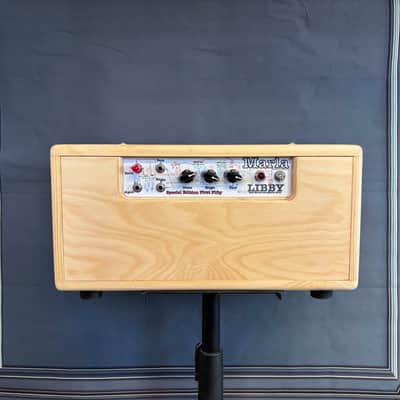 Marla Amps - Charlie Barker Head + LIBBY Reverb Unit + T212CB Cab - Natural image 2