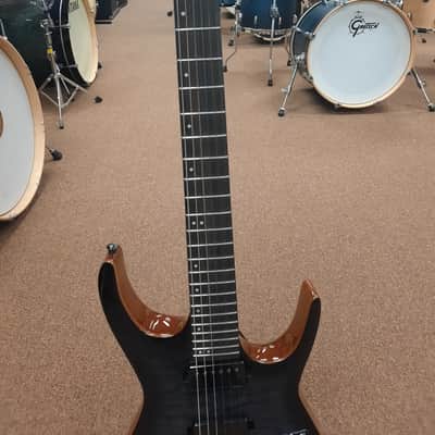 Dean Exile Select Floyd Neck Thru Archtop - GN Black Burst image 14
