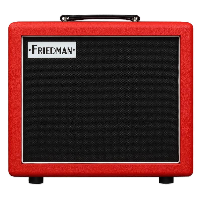 FRIEDMAN JEL-112 CAB 1x12” Jake E Lee Signature Celestion Creamback Speaker Cabinet - Red image 1