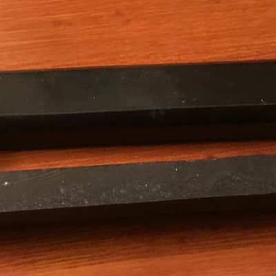 Archtop Bridge Ebony Black Gabon-Ebony-Archtop-Guitar-Bridge-W-Saddle-Gold-Plated-Hardware image 9