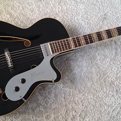Framus Sorella 5/59 Gitarre Black Archtop Guitar Vintage Rare image 3