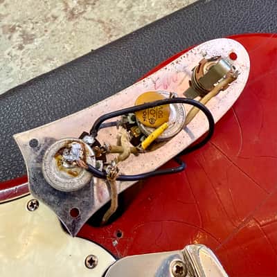 Fender Musicmaster II with Rosewood Fretboard 1964 - 1969 - Dakota Red original vintage USA 1966 image 15
