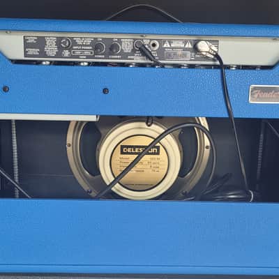 Fender '68 Custom Deluxe Reverb Limited Edition 2-Channel 22-Watt 1x12" Guitar Combo 2010s - Electric Blue image 2