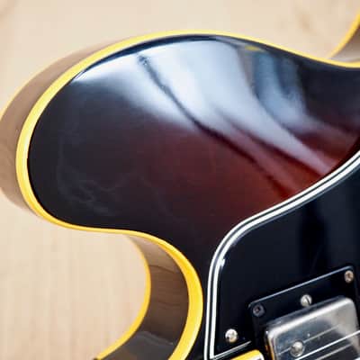 1981 Greco Super Real SA1200 Vintage Long Guard Lacquer 335 w/ Dry Z PAFs & Case, Japan image 7