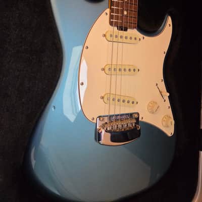 Ernie Ball Music Man Cutlass SSS Tremolo 2015 - 2017 - Vintage Turquoise image 1