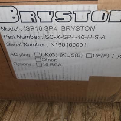 BRYSTON  SP4 PRE-AMP Plus  Home Theater Processor  (Black) image 4