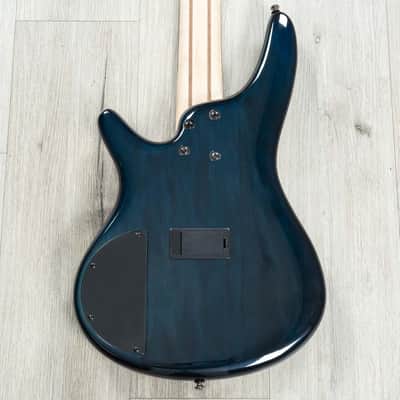 Ibanez SR Standard SR405EQM 5-String Bass, Quilted Maple Top, Stained Cosmic Blue Starburst image 4