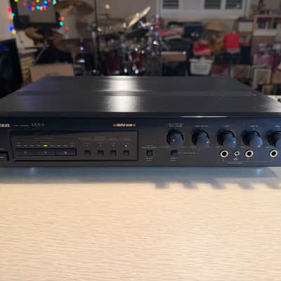 Pioneer MA-9 Mic Mixer Echo Karaoke 1994 Japan Vintage Black *SERVICED* Rare🎶🔥 imagen 2