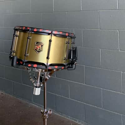 SJC Josh Dun Signature 7x14 Goliath Bell Brass Snare Drum image 1
