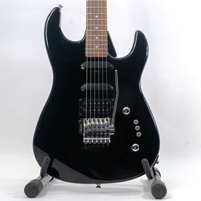 80’s MIJ B.C. Rich ST-III 3 Black w/ Gotoh Locking Tremolo, HSS Pickups, Discrete Switching, Padded Gigbag image 1