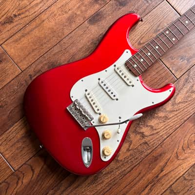 1984 Fender ST-62 Stratocaster ‘E’ Serial 1962 Reissue Candy Apple Red MIJ Fujigen Factory image 1