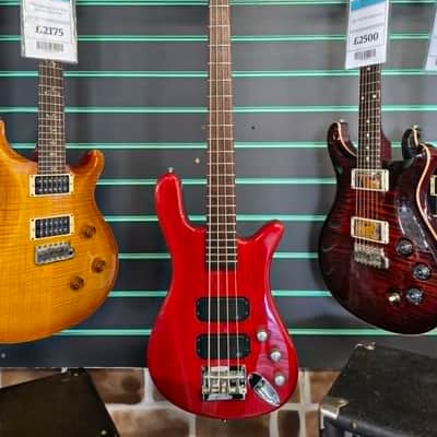 Warwick Rockbass Streamer Standard Trans Red 2002 Electric Bass image 2