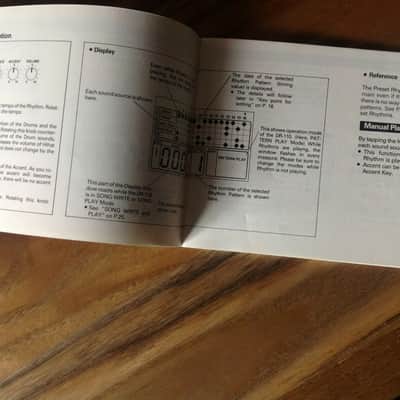 Boss Dr Rhythm DR-110 Graphic -  Original Instruction manual and stickers only (no drum machine) image 3