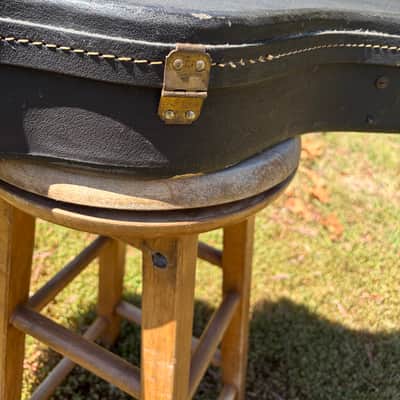1960’s Gibson EB-2 Case - Black - Yellow Interior image 15
