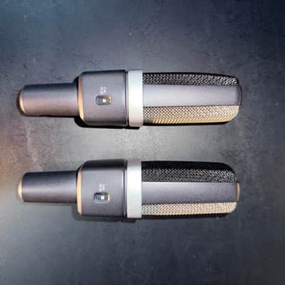 Pair AKG C214 Large Diaphragm Cardioid Condenser Microphones 2010s - Minty image 13