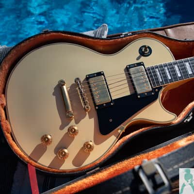 1992 Burny RLC-65 - 60's Style Les Paul Custom w Long | Reverb Belgium