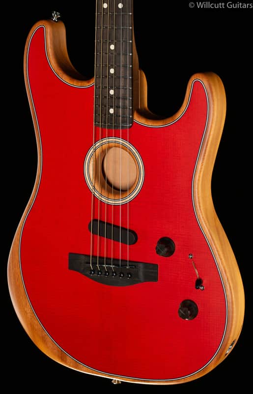 Fender American Acoustasonic Stratocaster Dakota Red (276) image 1