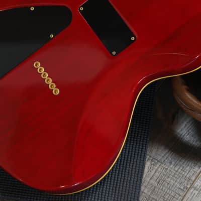 1997 Gibson Blueshawk Semi-Hollow Electric Guitar Cherry Red + OHSC image 16