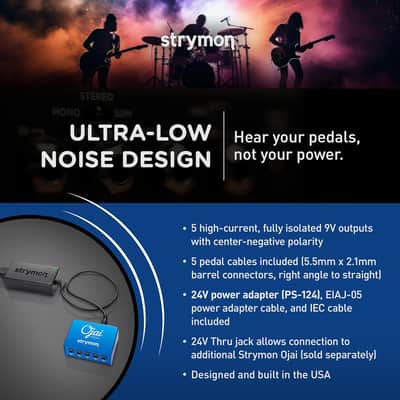 Strymon OJAI 5-Output Compact High Current DC Power Supply image 8