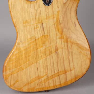 Fender Jazz Bass Body - 1976 - Neck Plate - Hardware - Natural image 3