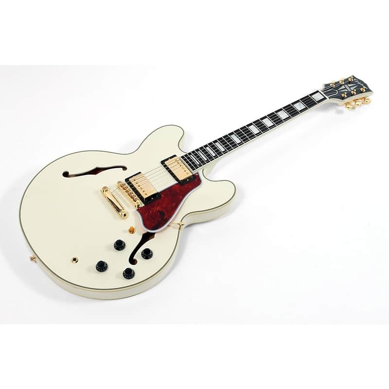 Epiphone 1959 ES-355 Semi-Hollow Electric Guitar Regular Classic White image 1