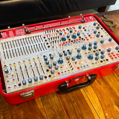 Buchla Tiptop 200t series with BPNYC ZERO Halliburton Eurorack Modular Travel Case 7U 'REDRUM" #2 image 16