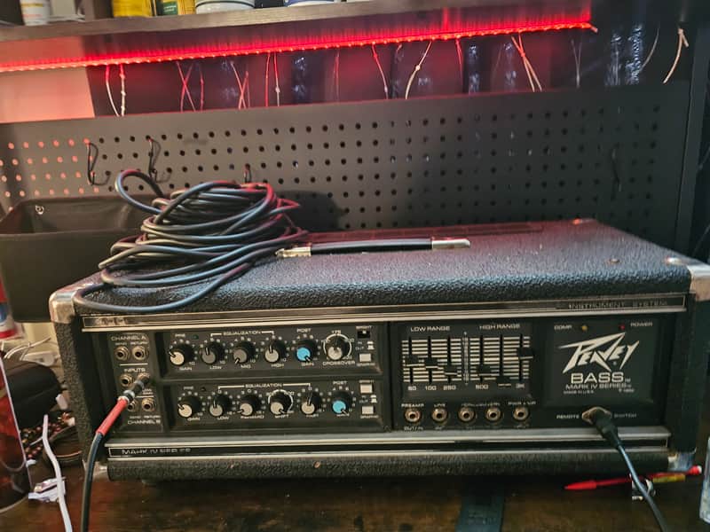 Peavey Mk4 + 1810 cab 80s-90s - Black image 1