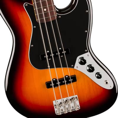 Fender American Professional Classic Jazz Electric Bass. Rosewood Fingerboard, 3-Color Sunburst image 2