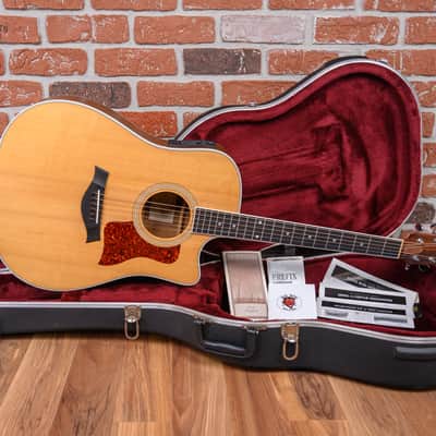 Taylor 410ce Sitka Spruce Top Natural 1999 w/OHSC image 2