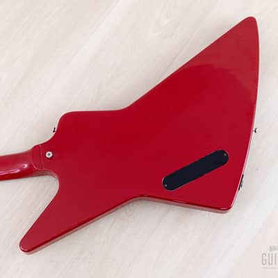 1983 Gibson Explorer Cardinal Red Custom Color Vintage Guitar w/ Dirty Fingers, Case image 14