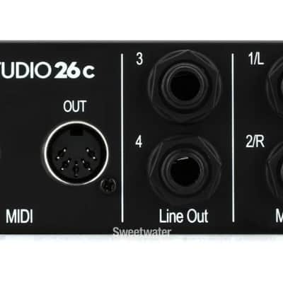PreSonus Studio 26C 2x4 USB-C Audio / MIDI Interface 2019 - Present - Black image 3