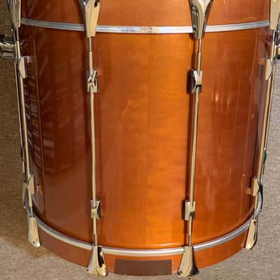 RARE Vintage Noble & Cooley Star Series 22 x 18" Bass Drum in Honey Amber Gloss image 5