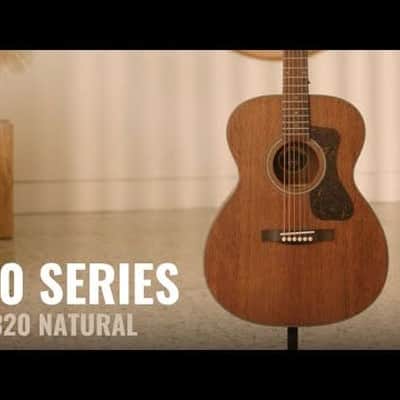 Guild OM-320 Natural Acoustic Guitar image 5