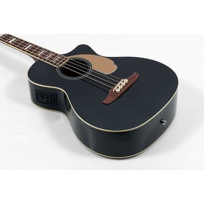 Fender Kingman V2 Acoustic-Electric Bass Guitar - Black image 3