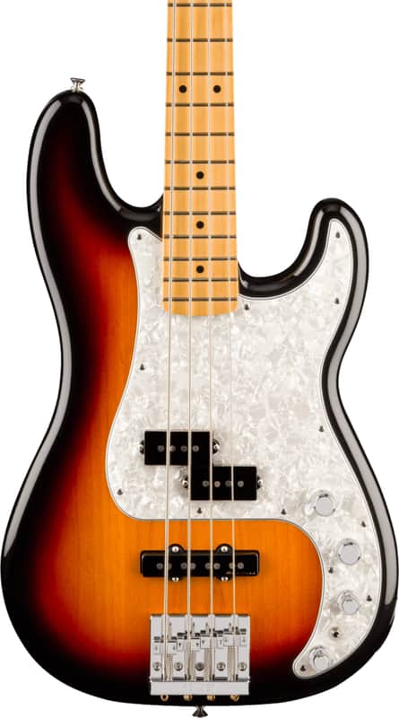 Fender Player II Modified Active Precision Bass 4-String Bass Guitar, Maple Fingerboard, 3-Tone Sunburst image 1