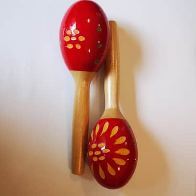 Stagg High Quality 6.3" Pair Of Wooden Maracas image 2